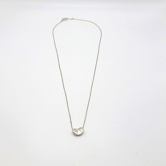 TIFFANY & CO BEAN NECKLACE SILVER - Picture 2 of 5